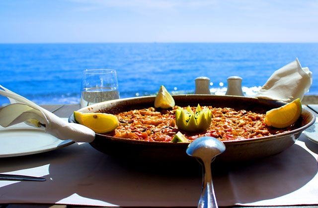 A paella in Spain