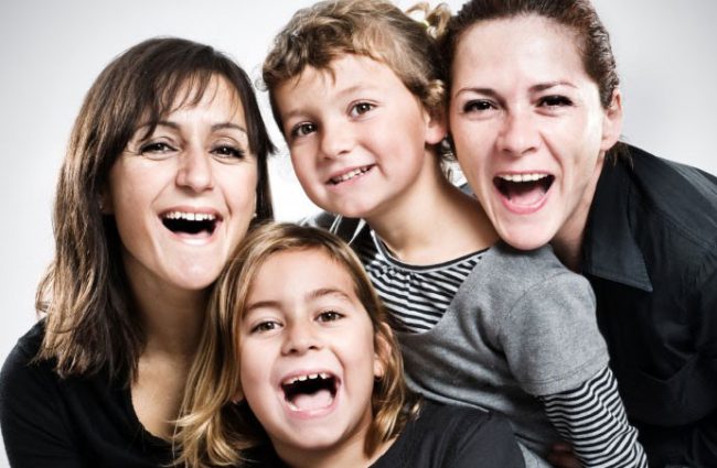 A homoparental family