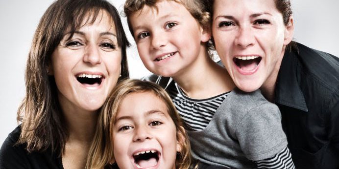 A homoparental family A homoparental family