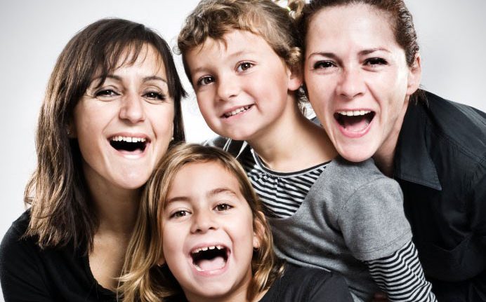 A homoparental family A homoparental family